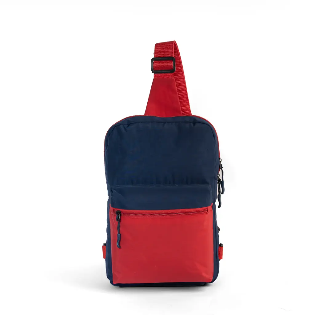 Red & Navy Crossbody Bag