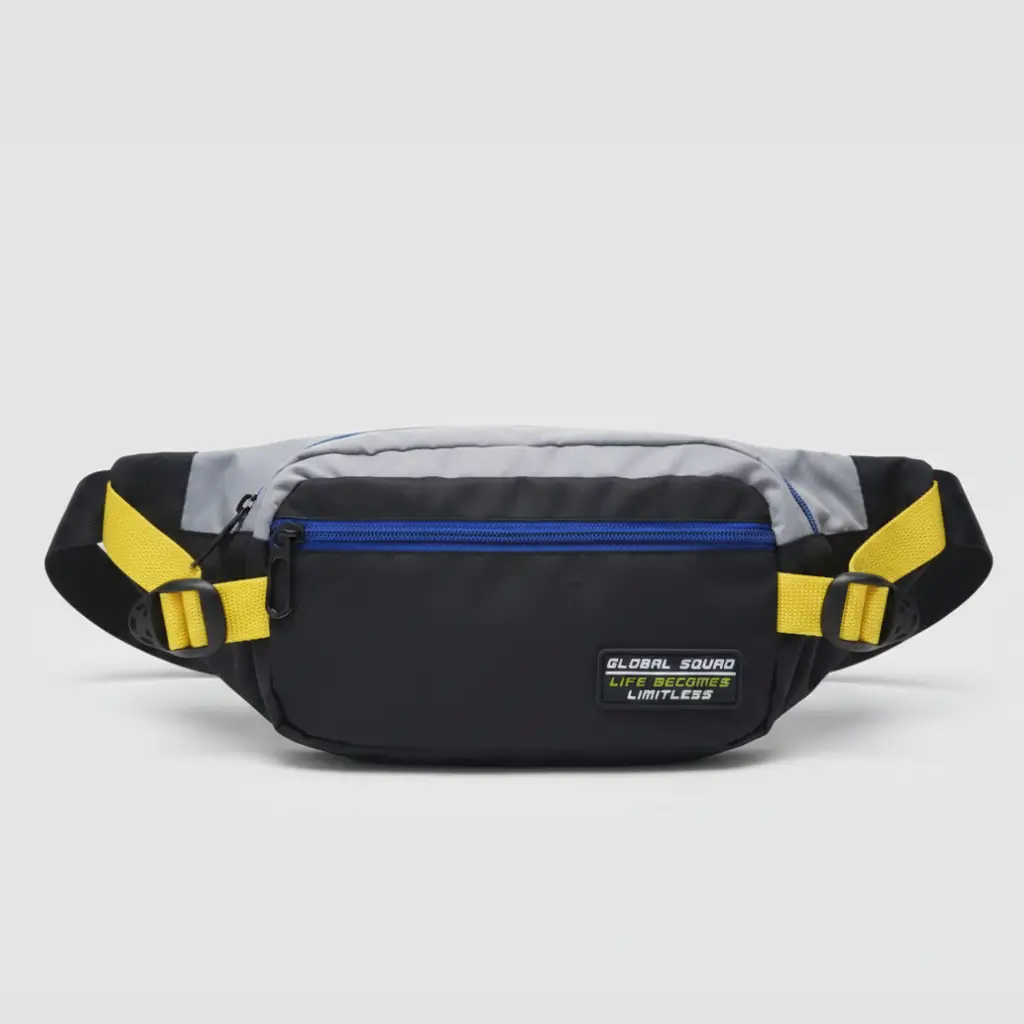WB-26-002-BK | Multi-Color Tech Waist Bag