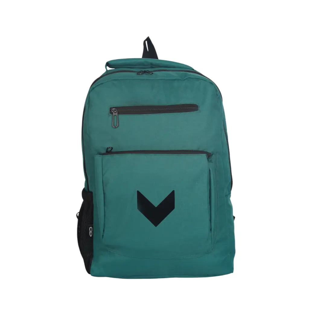 Teal Green Multi-Pocket Backpack